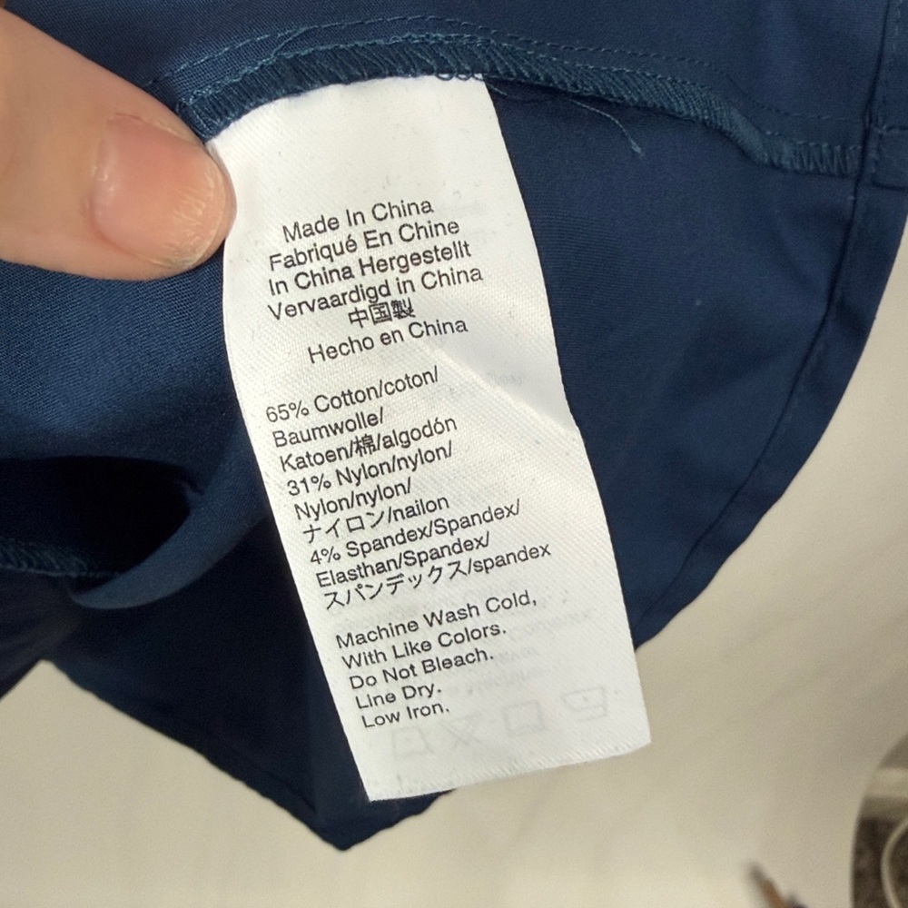 Universal Standard For J.Crew Poplin Mini Dress Drop Waist Blue Size Small. Nwt. — image 8 of 8